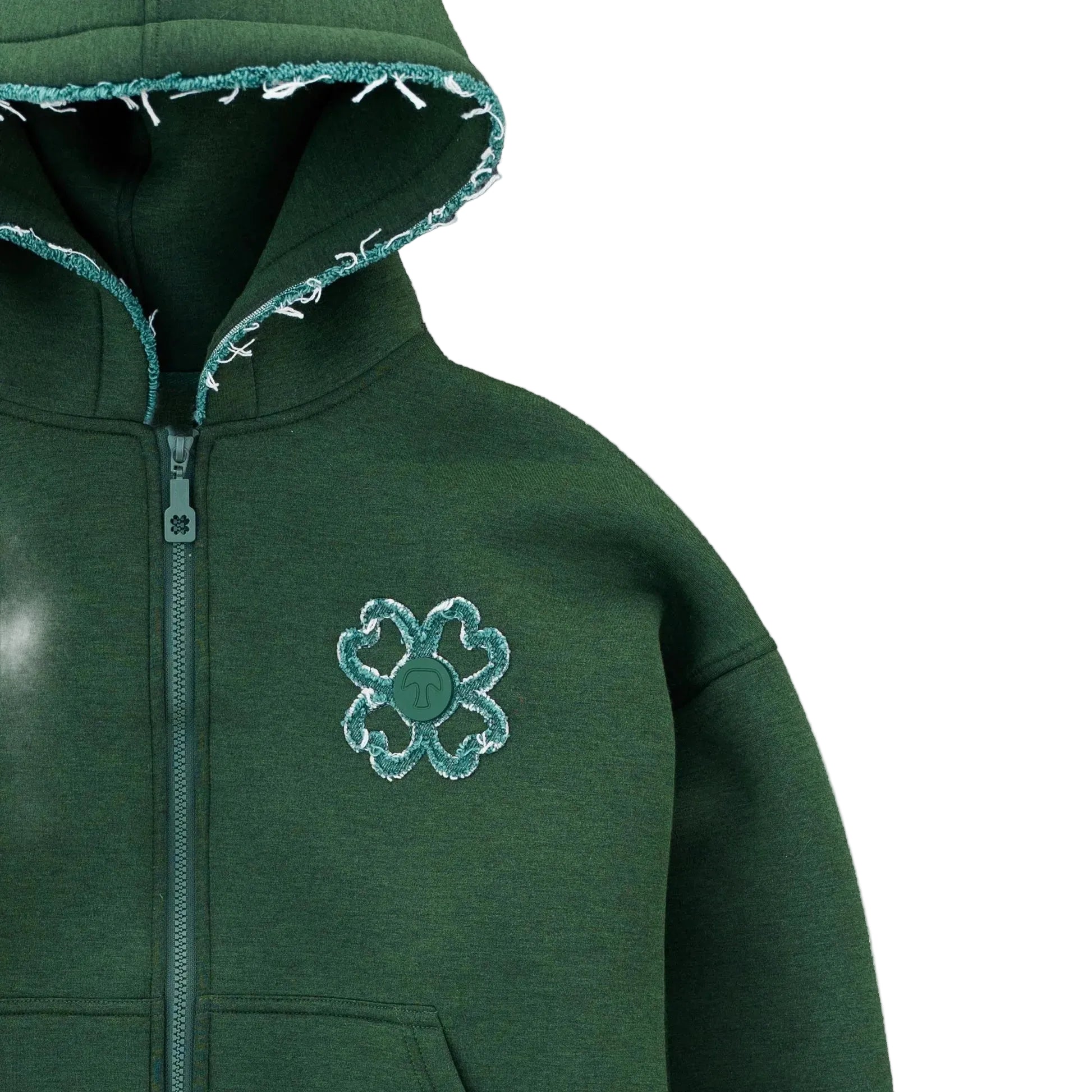 Sweat Capuche motif Trèfle