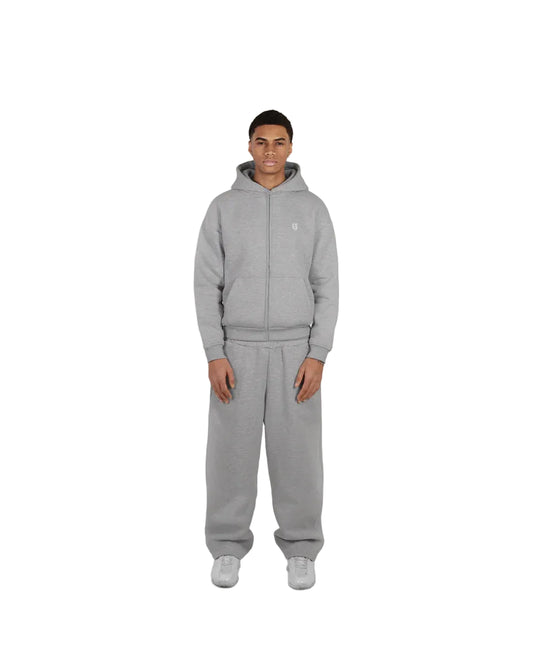 Zip Hoodie  Y2K Harajuku - Gris