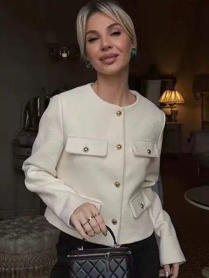 Women's short tweed jacket CyBerWave