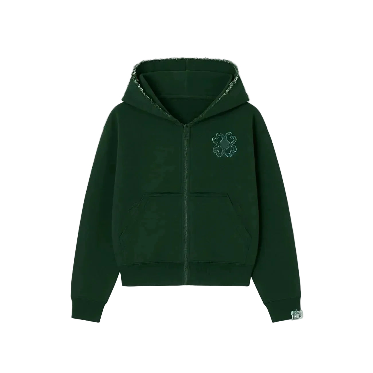 Sweat Capuche motif Trèfle