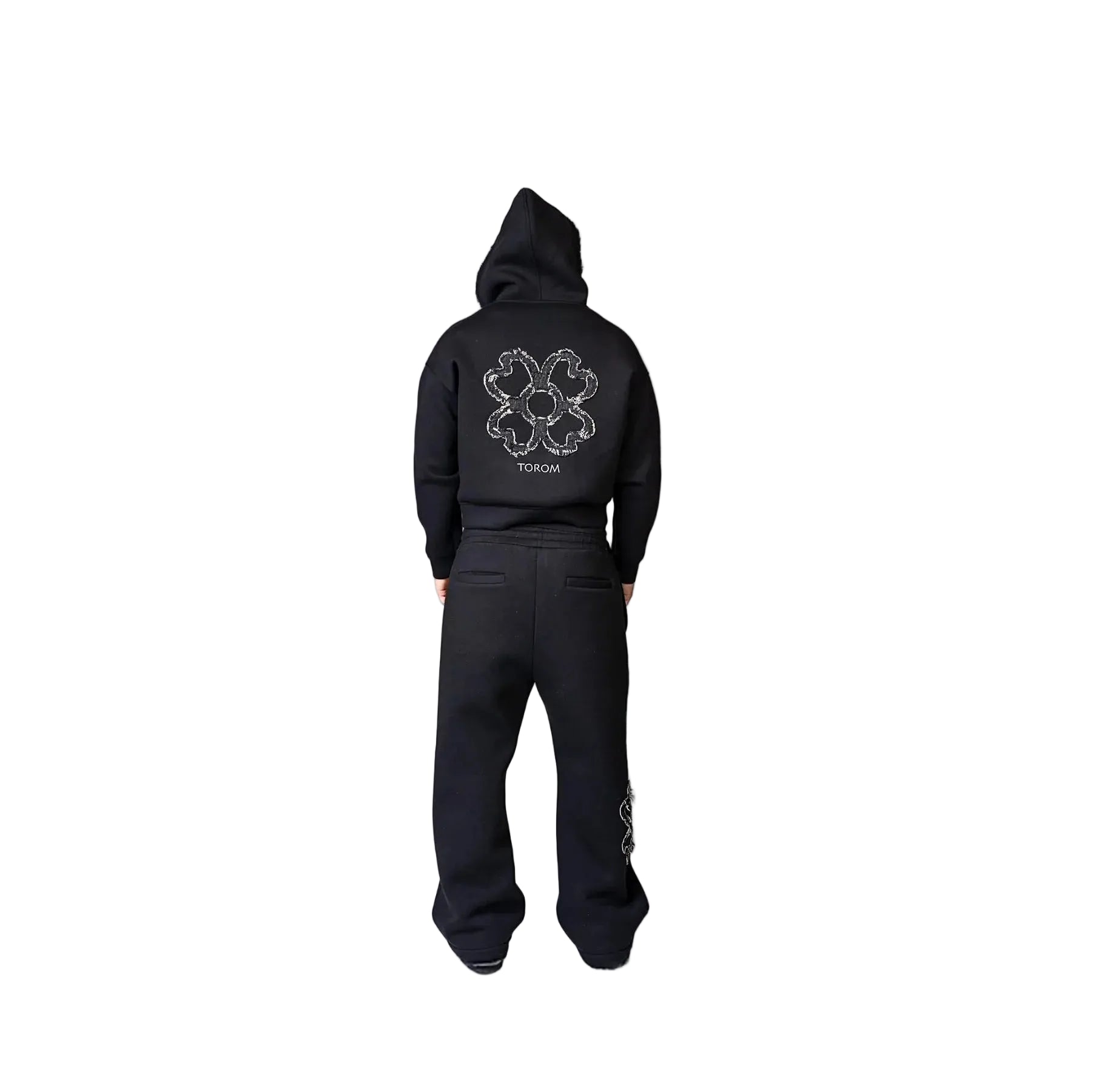 Sweat Capuche motif Trèfle