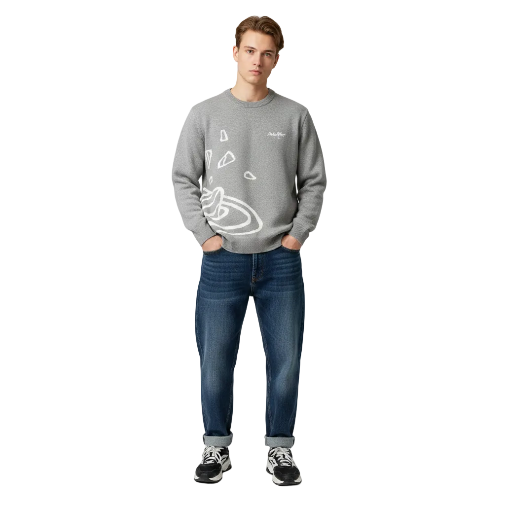 Pull Deeptown Vintage - Gris