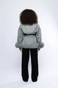 Elegant faux fur jacket CyBerWave