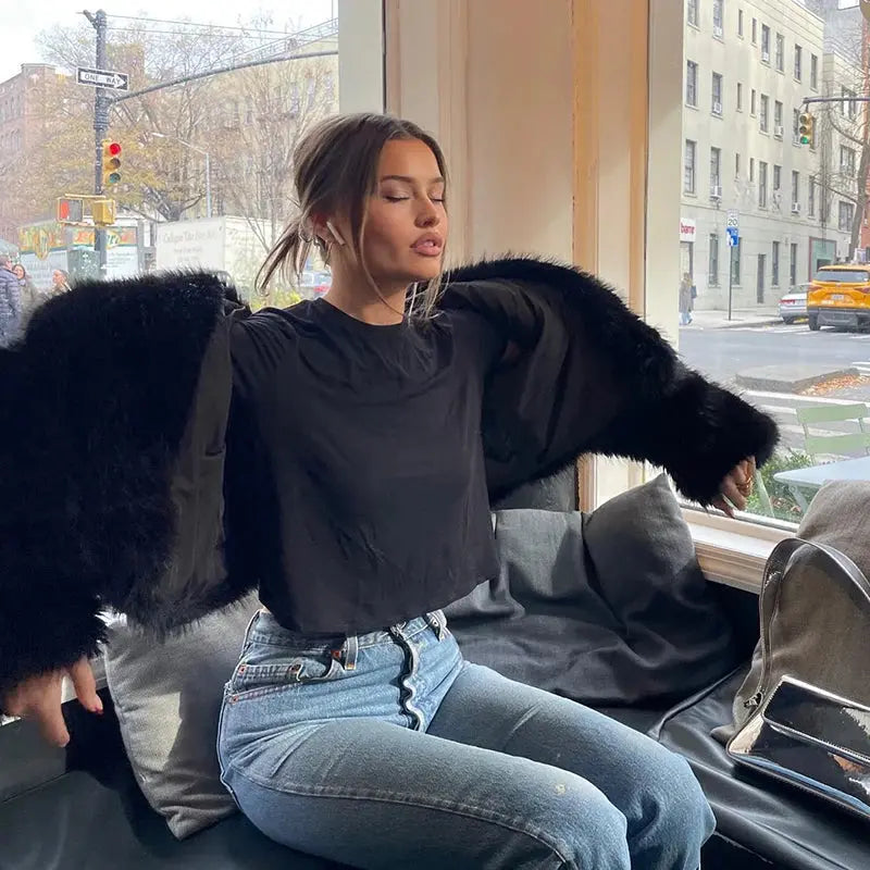 Neo Mint Street Fashion Shawl CyBerWave