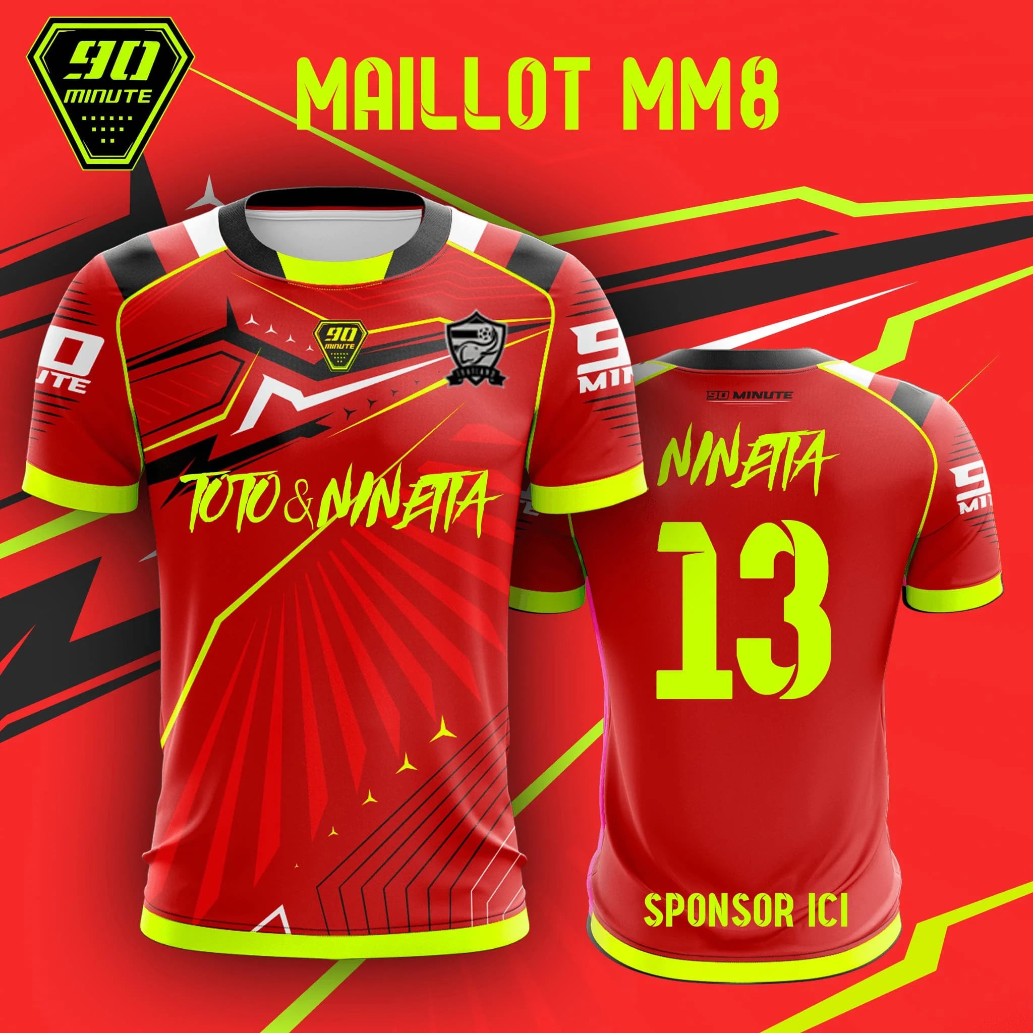 Maillot jul toto et ninetta
