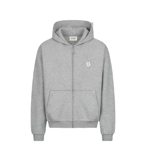 Zip Hoodie  Y2K Harajuku - Gris