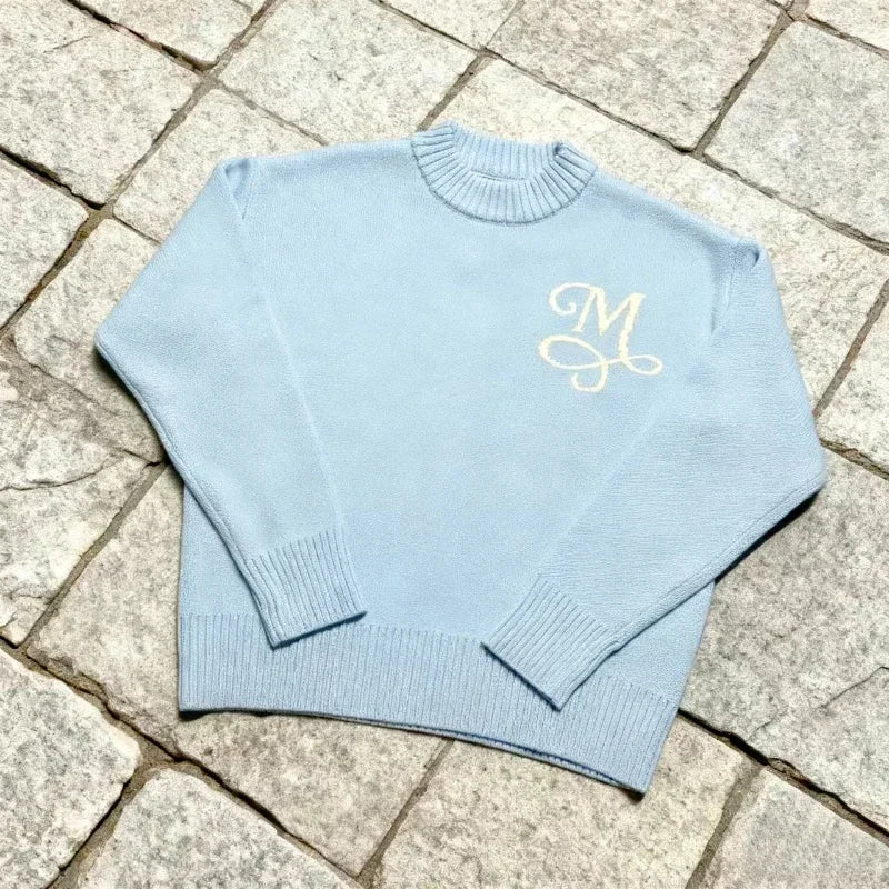 Y2k  Knitted - Bleu