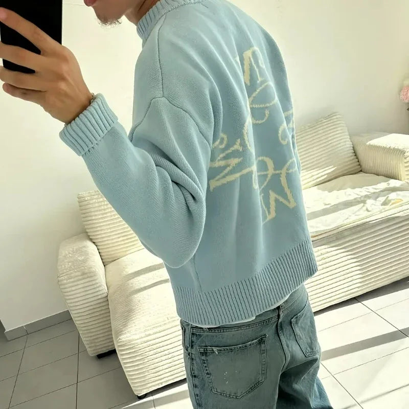 Y2k  Knitted - Bleu