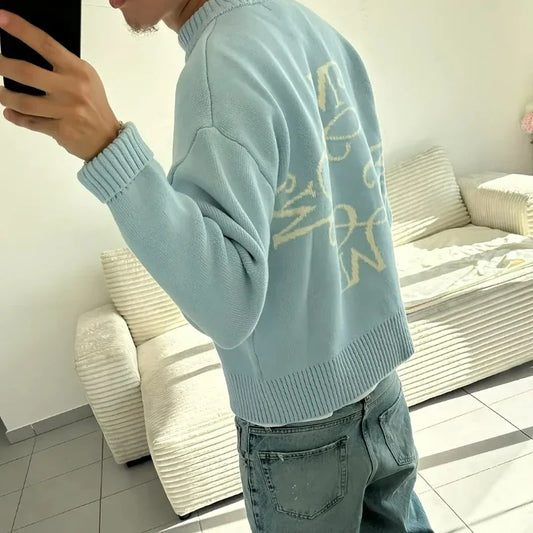 Y2k  Knitted - Bleu