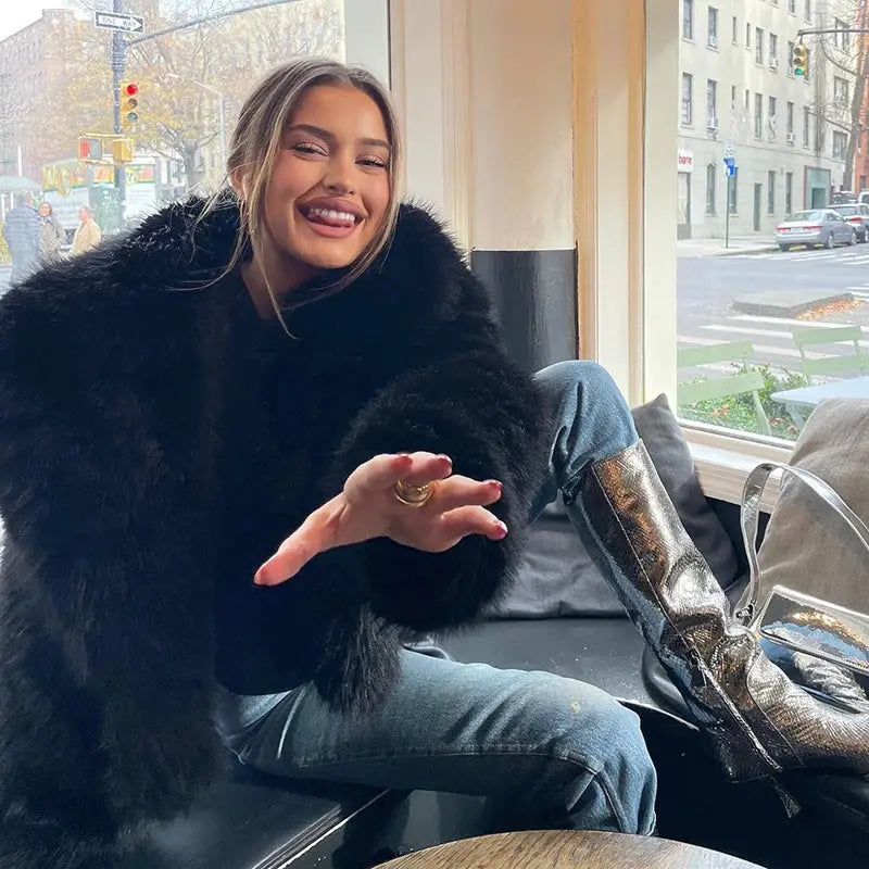 Neo Mint Street Fashion Shawl CyBerWave