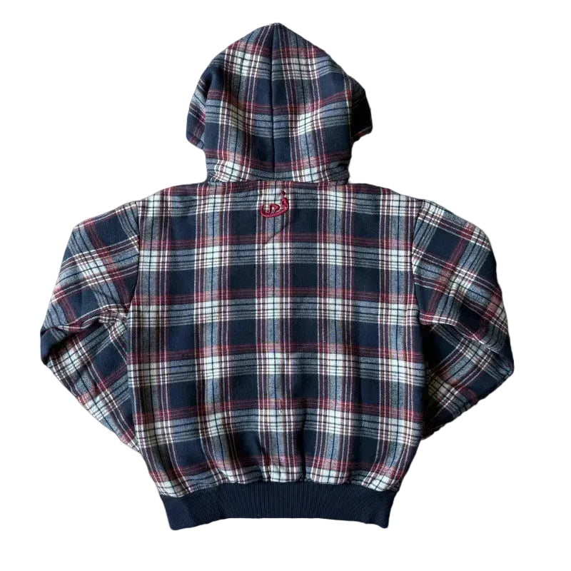 Zip Hoodie American Retro - Noir