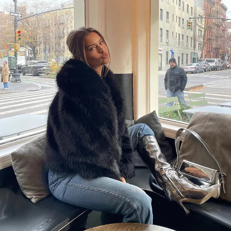 Neo Mint Street Fashion Shawl CyBerWave